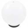 Lampy zewnętrzne LED, 2 szt., kule 25 cm, PMMA