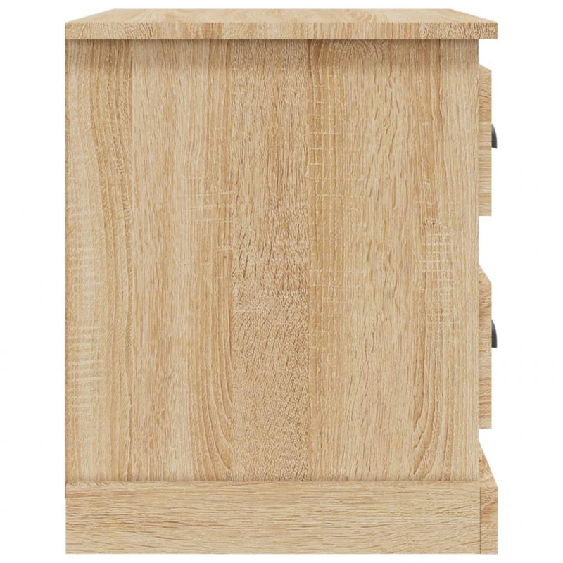 Szafka nocna, dąb sonoma, 39x39x47,5cm, materiał drewnopochodny