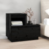 Szafka nocna, 60x34x51 cm, lite drewno sosnowe
