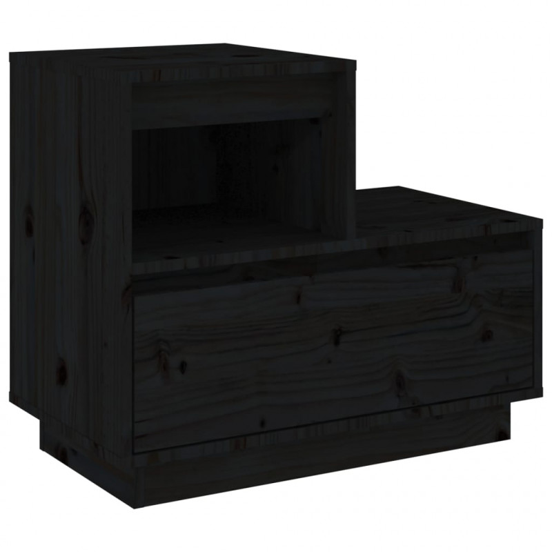 Szafka nocna, 60x34x51 cm, lite drewno sosnowe