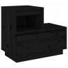 Szafka nocna, 60x34x51 cm, lite drewno sosnowe
