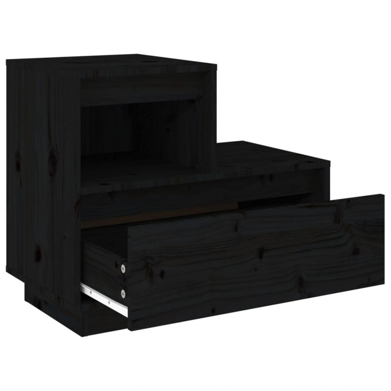 Szafka nocna, 60x34x51 cm, lite drewno sosnowe