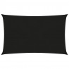 Żagiel przeciwsłoneczny, 160 g/m², czarny, 2x4,5 m, HDPE