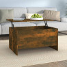 Stolik kawowy, przydymiony dąb, 80x55,5x41,5 cm