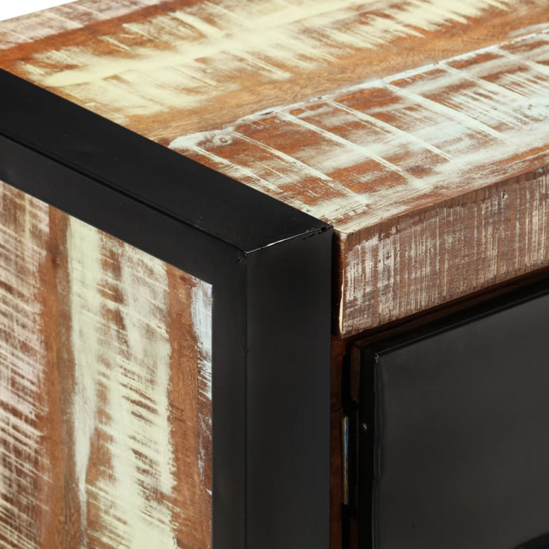 Szafka pod TV, 120 x 30 x 40 cm, lite drewno odzyskane