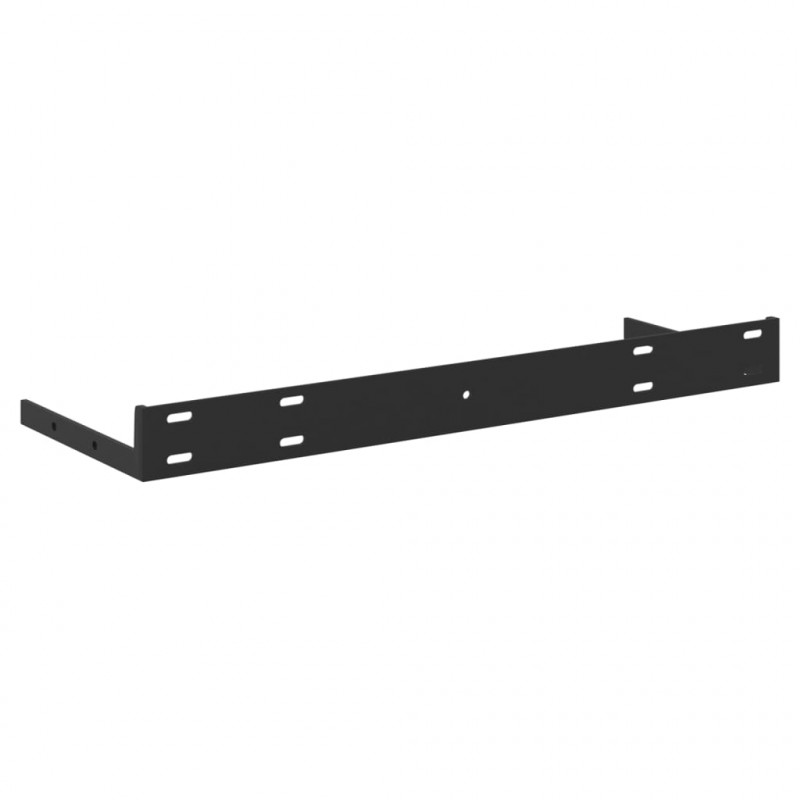 Półki ścienne, 2 szt., szarość betonu, 50x23x3,8 cm, MDF
