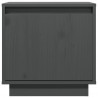 Szafki nocne, 2 szt., szare, 40x30x40 cm, lite drewno sosnowe