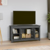 Szafka pod telewizor, szara, 103x36,5x52 cm, drewno sosnowe