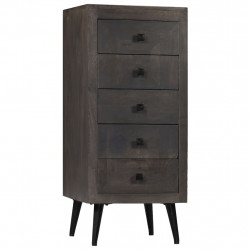 Szafka z litego drewna mango, 40 x 40 x 91 cm
