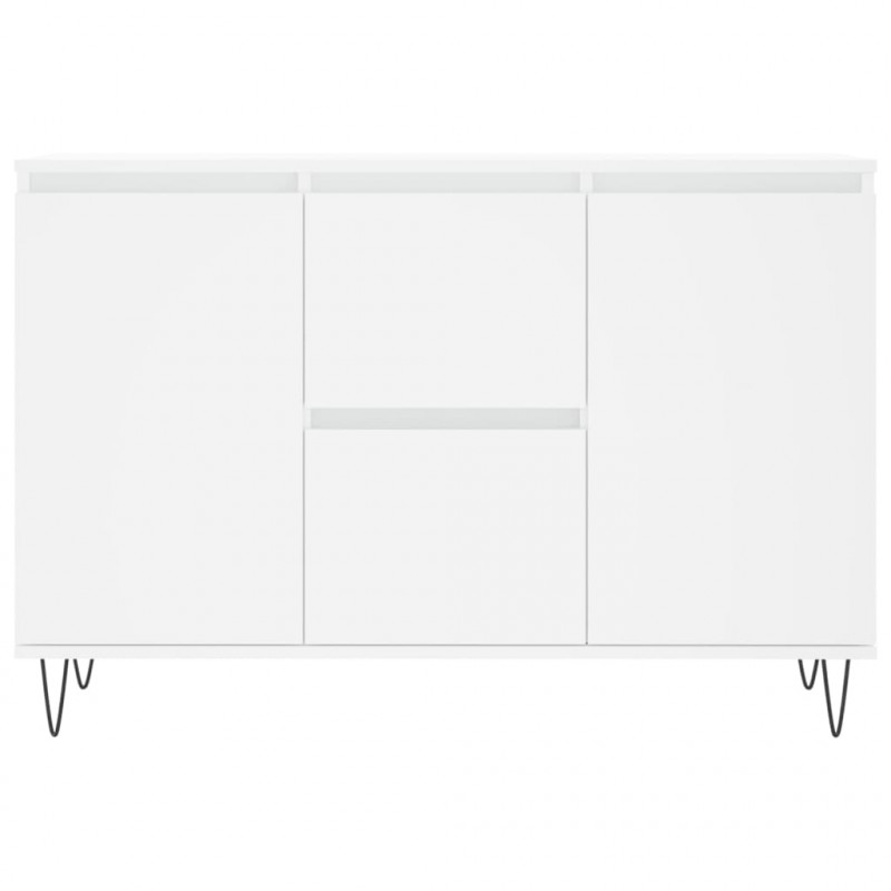 Szafka, biała, 104x35x70 cm, materiał drewnopochodny