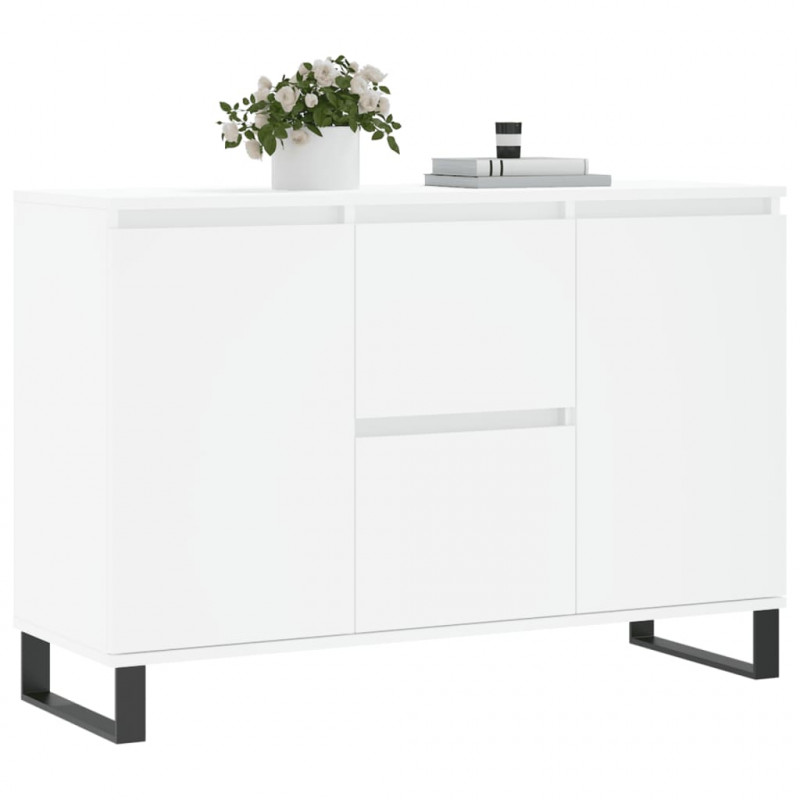 Szafka, biała, 104x35x70 cm, materiał drewnopochodny