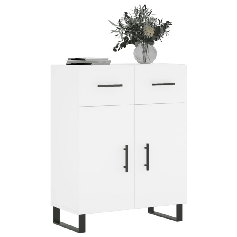 Szafka, biała, 69,5x34x90 cm, materiał drewnopochodny