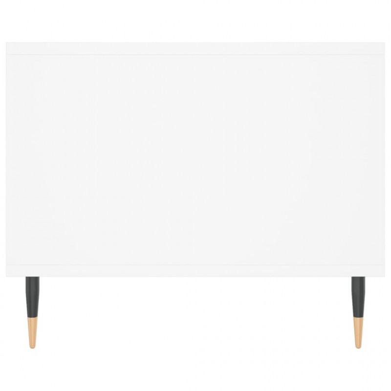 Stolik kawowy, biały, 102x50x40 cm, materiał drewnopochodny