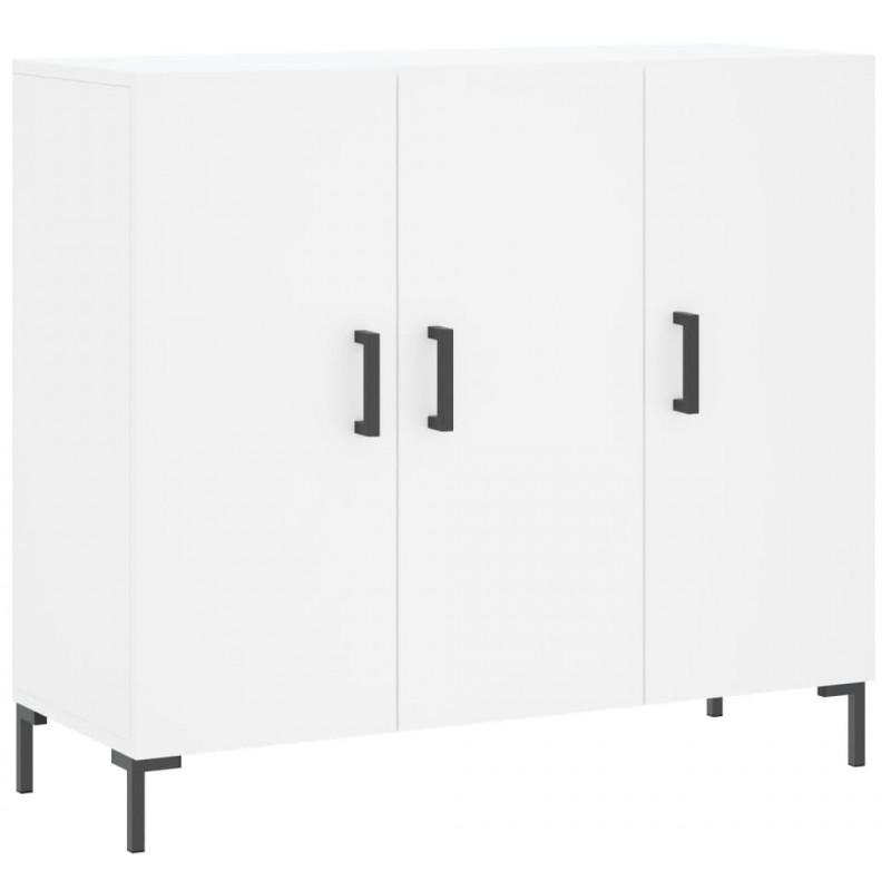Szafka, biała, 90x34x80 cm, materiał drewnopochodny