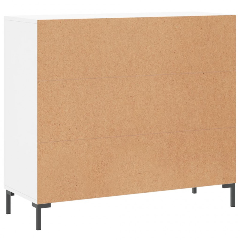 Szafka, biała, 90x34x80 cm, materiał drewnopochodny