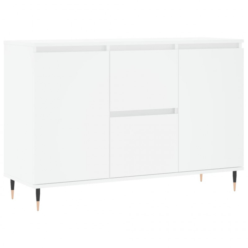 Szafka, biała, 104x35x70 cm, materiał drewnopochodny