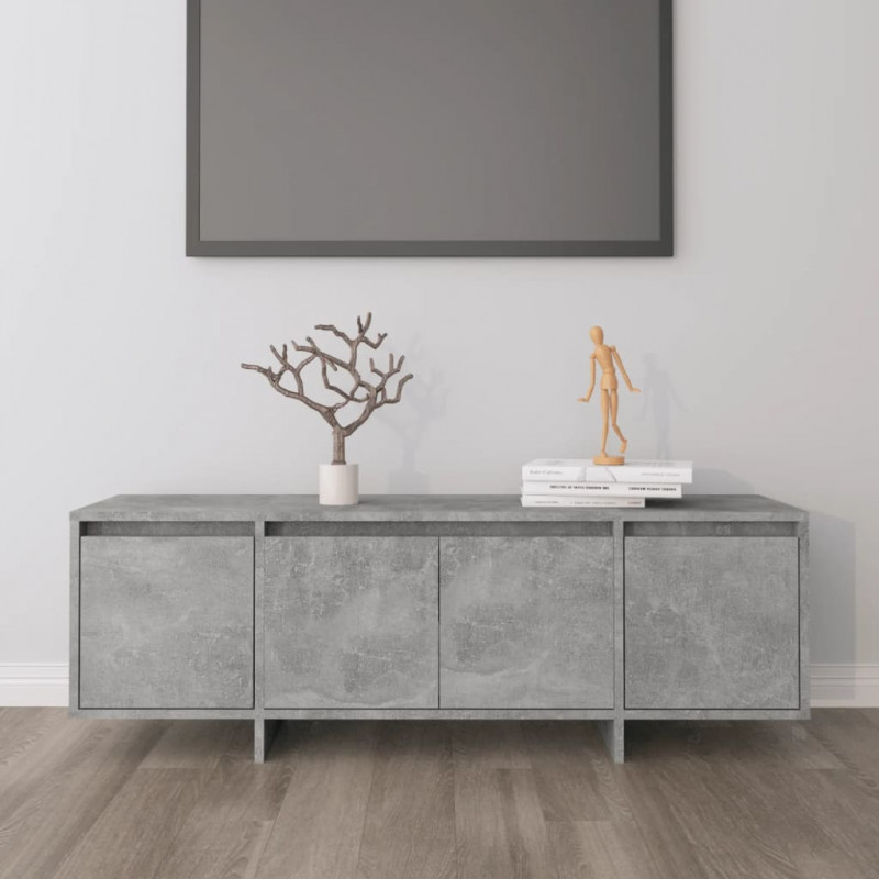 Szafka pod TV, szarość betonu, 120x30x40,5 cm