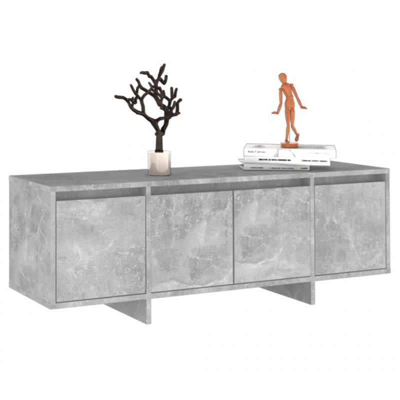 Szafka pod TV, szarość betonu, 120x30x40,5 cm