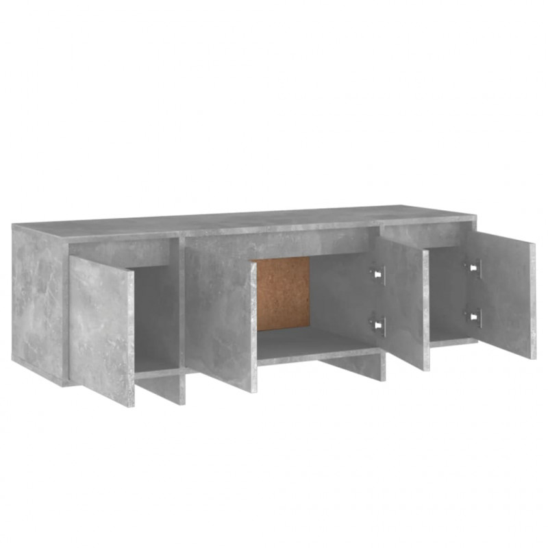 Szafka pod TV, szarość betonu, 120x30x40,5 cm