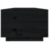 Stolik kawowy, czarny, 80x50x35,5 cm, lite drewno sosnowe