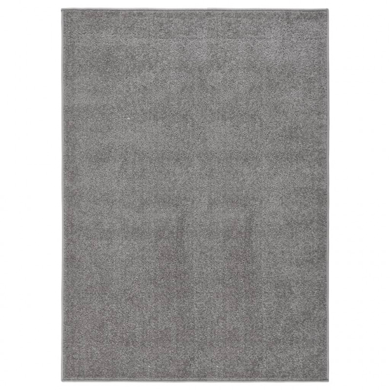 Dywan z krótkim runem, 140 x 200 cm, szary