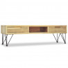 Szafka pod telewizor, 120 x 35 x 35 cm, lite drewno tekowe
