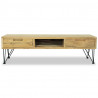 Szafka pod telewizor, 120 x 35 x 35 cm, lite drewno tekowe