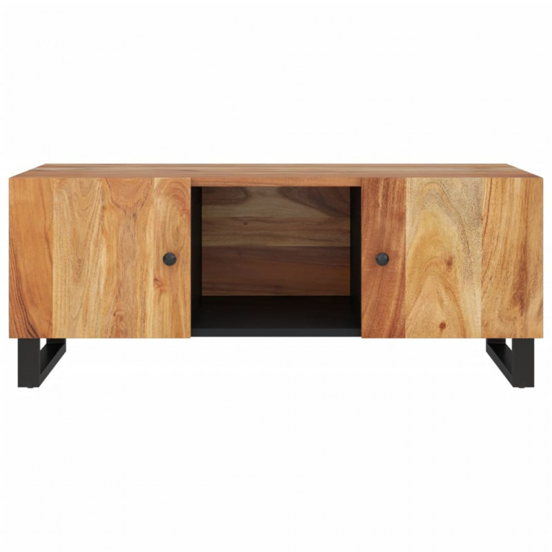 Stolik kawowy, 100x54x40 cm, akacja i materiał drewnopochodny