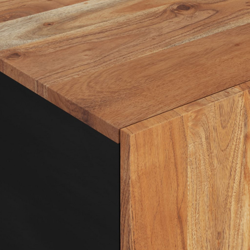 Stolik kawowy, 100x54x40 cm, akacja i materiał drewnopochodny