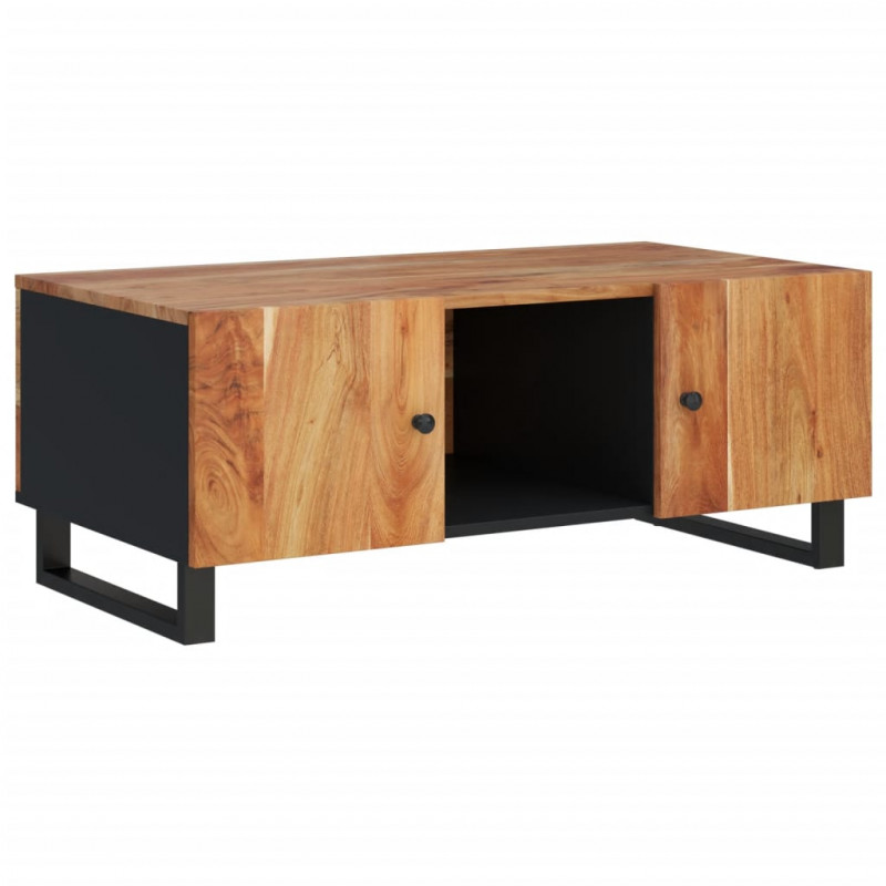Stolik kawowy, 100x54x40 cm, akacja i materiał drewnopochodny