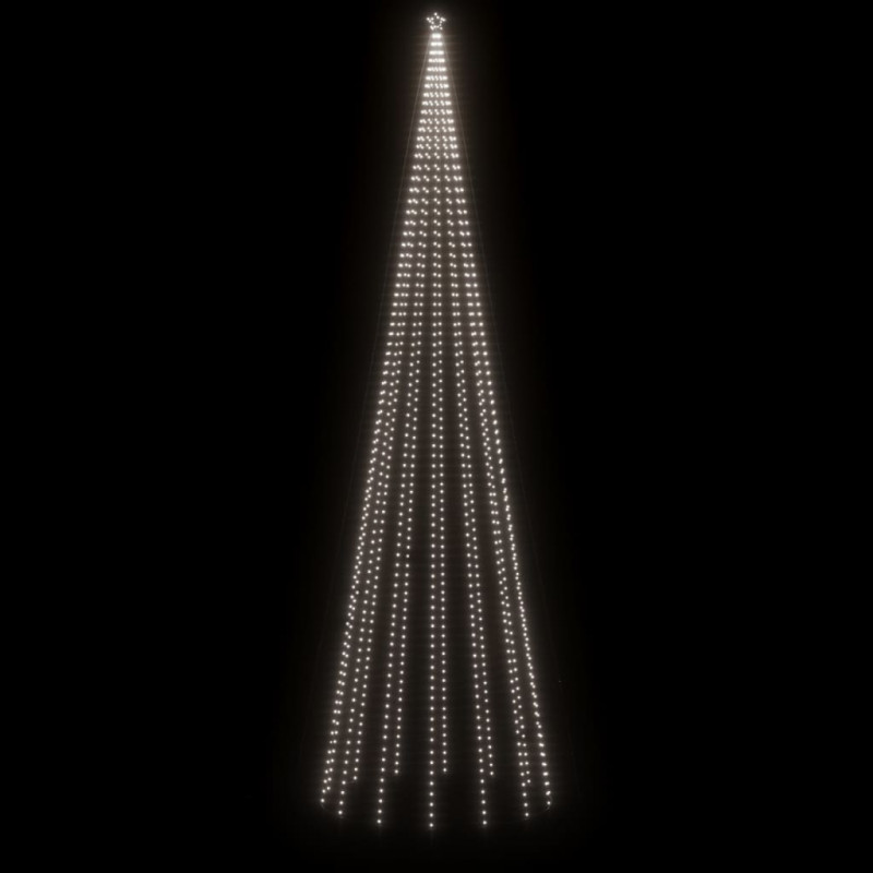 Choinka z kołkiem gruntowym, 1134 zimne białe LED, 800 cm