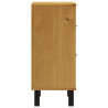 Szafka nocna FLAM, 40x35x80 cm, lite drewno sosnowe