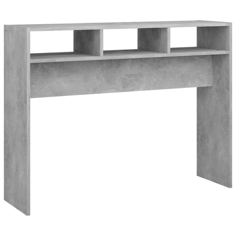 Stolik konsolowy, szarość betonu, 105x30x80 cm