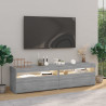 Szafki pod TV z LED, 2 szt., szary dąb sonoma 75x35x40 cm