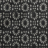 Składany stolik kawowy vintage, metalowy, 100x50x45 cm, czarny