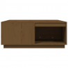 Stolik kawowy, miodowy brąz 100x101x40,5 cm lite drewno sosnowe