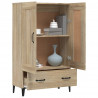 Wysoka szafka, dąb sonoma 70x31x115 cm, materiał drewnopochodny