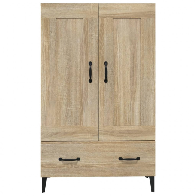Wysoka szafka, dąb sonoma 70x31x115 cm, materiał drewnopochodny
