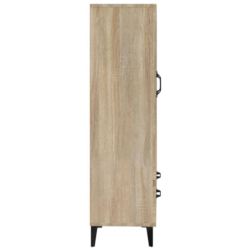 Wysoka szafka, dąb sonoma 70x31x115 cm, materiał drewnopochodny