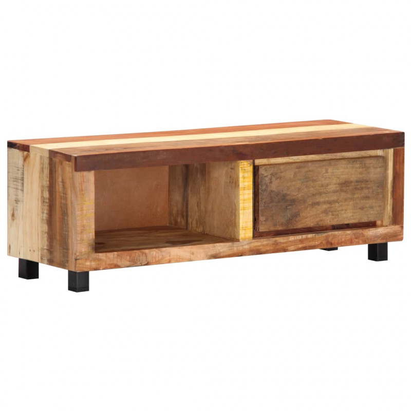 Szafka pod TV, 100x30x33 cm, lite drewno odzyskane