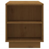 Szafka pod TV, miodowy brąz, 110x35x40,5cm, lite drewno sosnowe