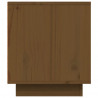 Szafka pod TV, miodowy brąz, 80x35x40,5 cm, lite drewno sosnowe