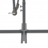Parasol wiszący z aluminiowym słupkiem, 300 cm, terakota