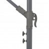Parasol wiszący z aluminiowym słupkiem, 300 cm, terakota