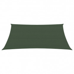 Żagiel przeciwsłoneczny, 160 g/m², ciemnozielony, 3/4x3 m, HDPE