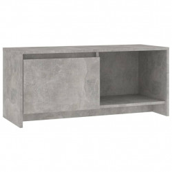 Szafka pod TV, szarość betonu, 90x35x40 cm