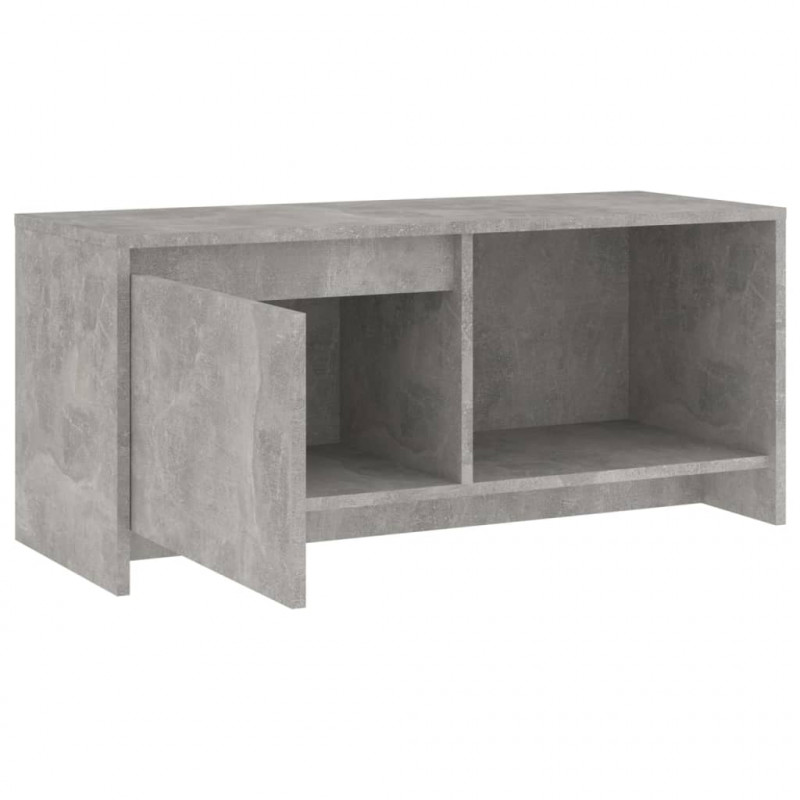 Szafka pod TV, szarość betonu, 90x35x40 cm