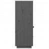 Szafka, szara, 67x40x108,5 cm, lite drewno sosnowe