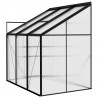 Szklarnia, antracytowa, aluminium, 3,8 m³