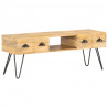 Szafka pod TV, 120x35x45 cm, lite drewno mango